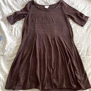 Urban Outfitters Cooperative Purple Heathered Knit Tunic Short Sleeve Size XS